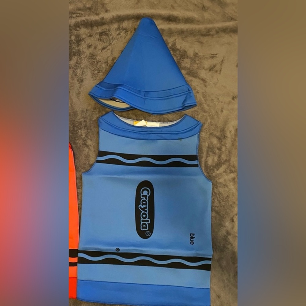Halloween BLUE CRAYOLA toddler / kid costume